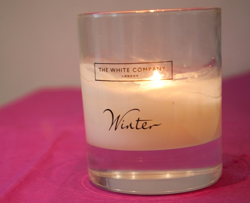 White Company Winter Candle