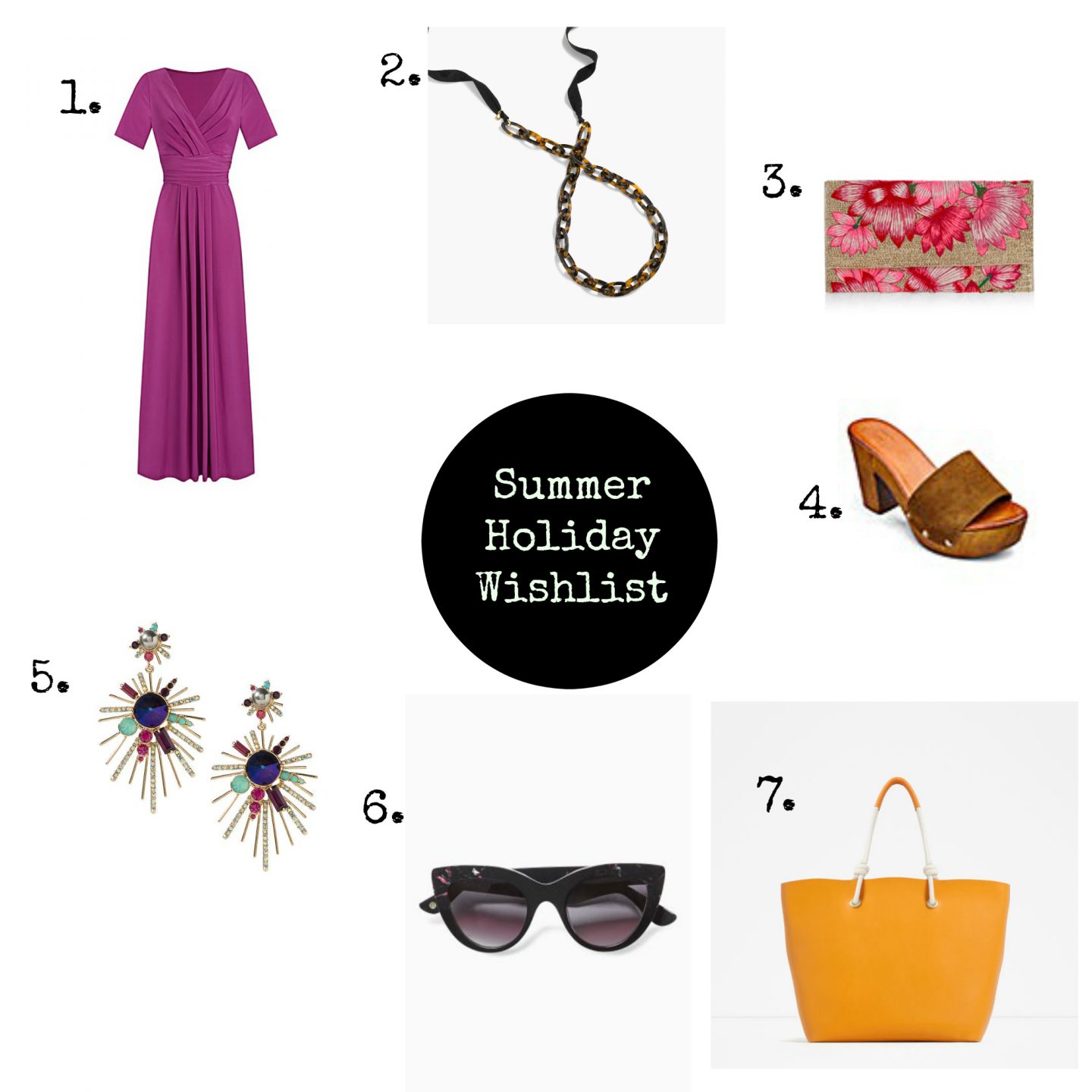 Summer Holiday Wishlist
