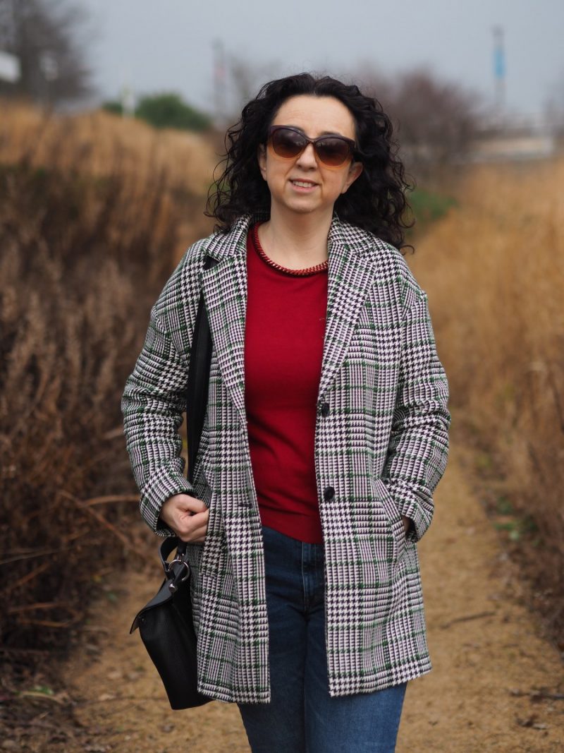 Statement coat & over 40's bloggers